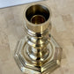 Vintage Chunky Brass Candlesticks