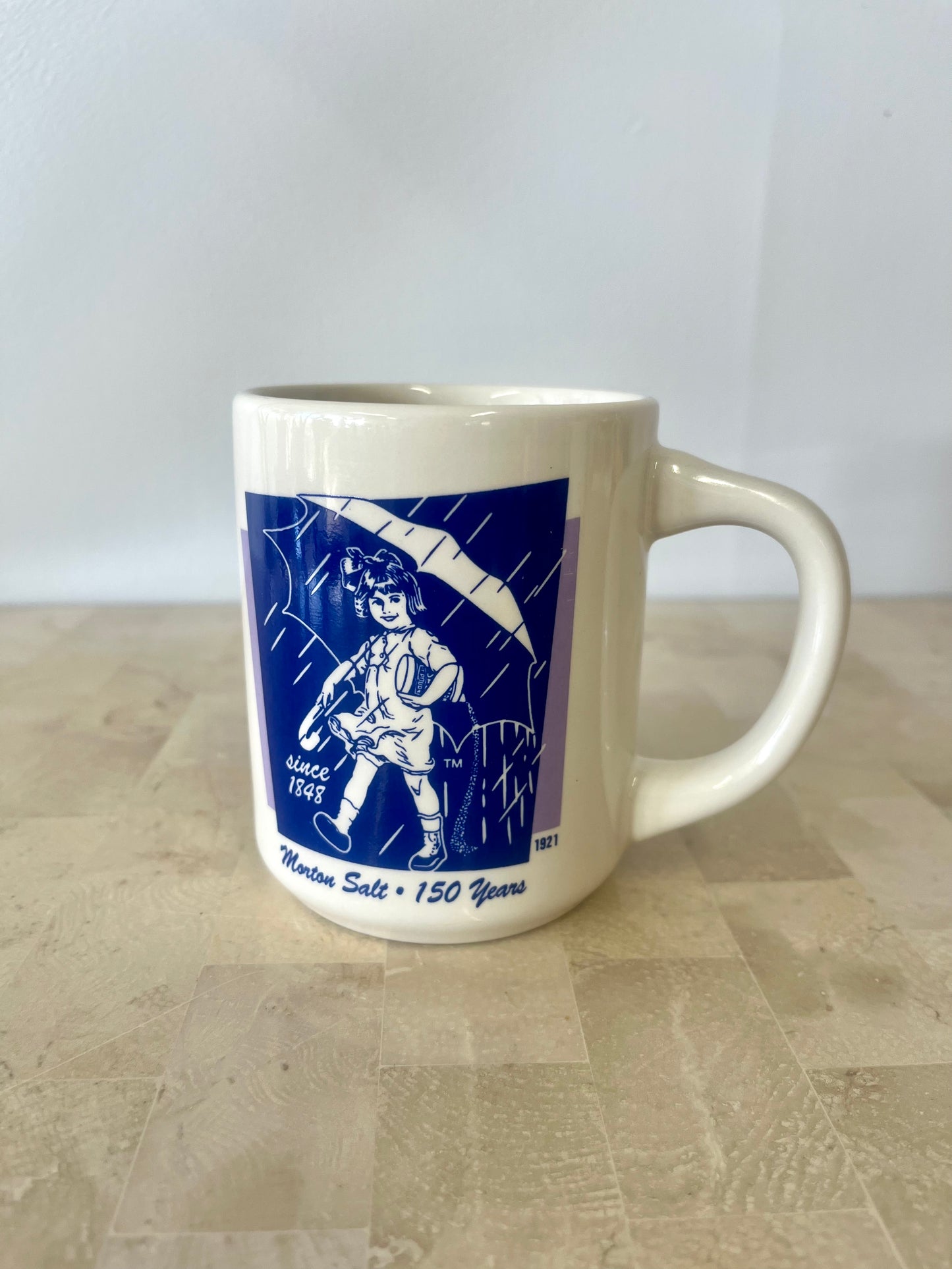 Vintage 1998 Morton Salt 150th Anniversary Mugs