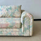 Vintage 1980s Deco Style Abstract Pastel Sofa