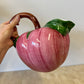 Vintage Hand Painted Ceramic Tomato Pitcher