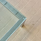 Milo Baughman Style Mid Century Chrome and Glass Coffee Table
