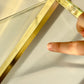 Vintage Diamond Brass and Glass Etagere