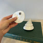 Vintage Ceramic Opalescent Seashell Salt & Pepper Shakers