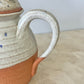 Vintage 1999 Studio Pottery Teapot with Applied Rose Lid