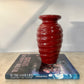 Vintage 2001 Maroon Swirl Haeger Vase