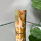Vintage Onyx Pillar Tealight Candle Holder