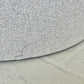 Postmodern Speckled Soft Rose Laminate Drum Side Table