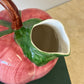 Vintage Hand Painted Ceramic Tomato Pitcher