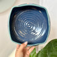 Vintage Studio Pottery Organic Shaped Pedestal Bowl