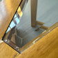 Vintage Triangular Tri-Level Swiveling End Tables
