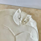 Vintage 1987 Flat Earth Ceramic Cat Platter