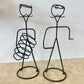 Postmodern Memphis Style Wire Wine & Glassware Rack Pair