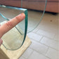 Postmodern Roche Bobois Travertine & Glass Coffee Table