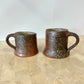 Pair Vintage 2003 Studio Pottery Mugs