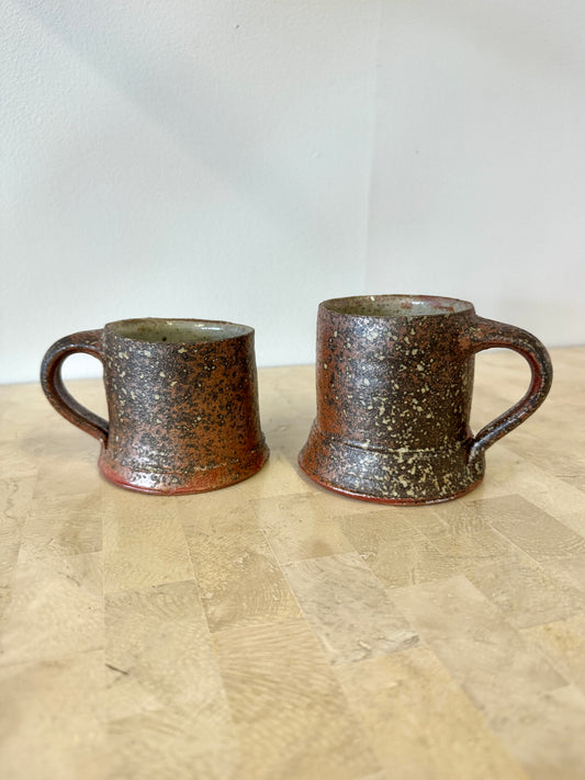 Pair Vintage 2003 Studio Pottery Mugs