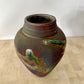 Vintage 1999 Studio Pottery Raku Vase