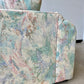 Vintage 1980s Deco Style Abstract Pastel Sofa