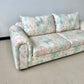 Vintage 1980s Deco Style Abstract Pastel Sofa