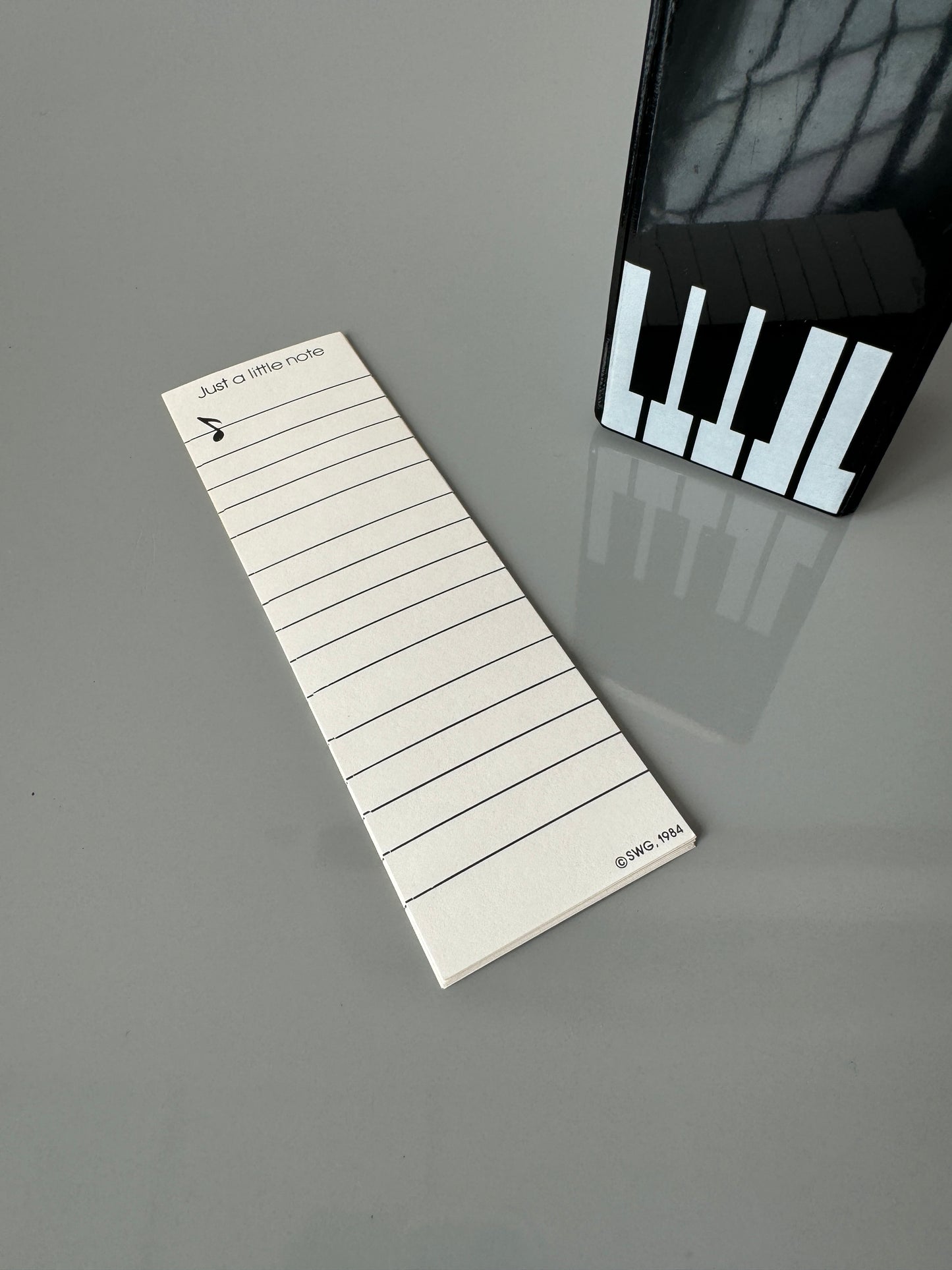 Vintage 1984 “Just a little note” Piano Note Cards