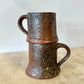 Pair Vintage 2003 Studio Pottery Mugs