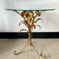 Vintage Hollywood Regency Hans Kogl Style Gold Gilt Side Table