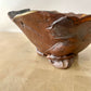 Rustic Studio Pottery Glazed Footed Bowl