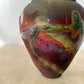Vintage 1999 Studio Pottery Raku Vase