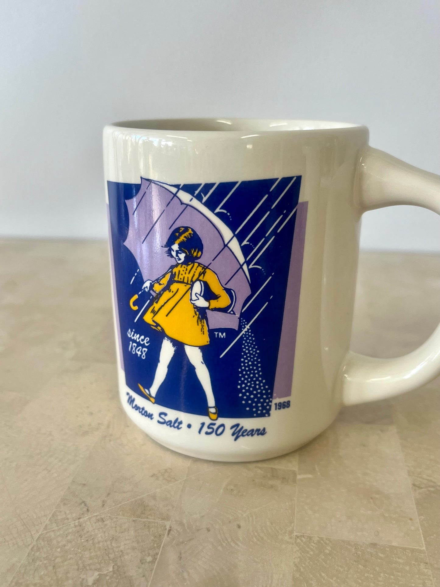 Vintage 1998 Morton Salt 150th Anniversary Mugs