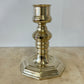 Vintage Chunky Brass Candlesticks