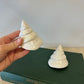 Vintage Ceramic Opalescent Seashell Salt & Pepper Shakers