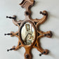 Antique Walnut “Medusa” Hall Tree