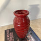 Vintage 2001 Maroon Swirl Haeger Vase