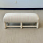 Postmodern Parsons Style Upholstered Bench