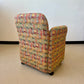 Vintage Postmodern Chiclet Style Arm Chairs