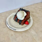 Vintage 1986 Handmade Ceramic Birthday Cake and Ice Cream