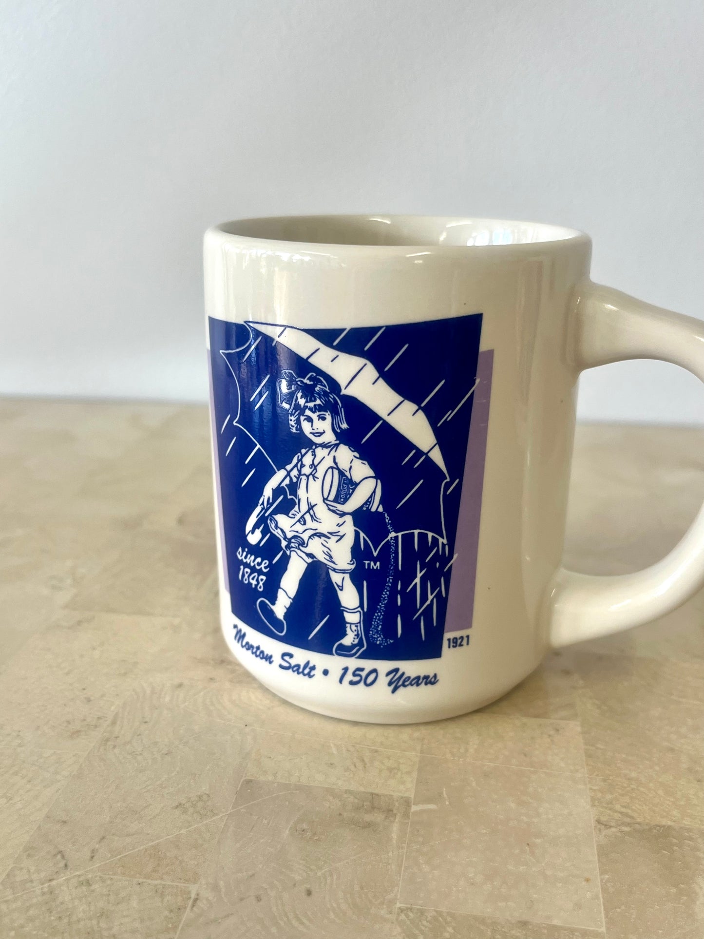 Vintage 1998 Morton Salt 150th Anniversary Mugs