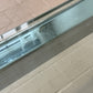 Milo Baughman Style Mid Century Chrome and Glass Coffee Table