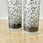 Vintage Albert Elovitz Frosted Musical Note Highball Glasses