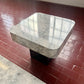 Postmodern Faux Marble Laminate End Tables