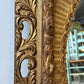 Vintage Ornate Carved Gold Gilt Wall Mirror