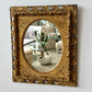 Vintage Ornate Carved Gold Gilt Wall Mirror