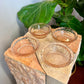 Vintage Jeanette “Windsor Pink” Depression Glass Dessert Bowls