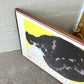 Vintage 1988 Walasse Ting Gallery Delaive Black Cat Exhibition Poster Print