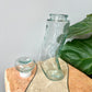 Vintage 2001 Curvy Glass Lidded Jar made in Italy
