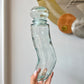 Vintage 2001 Curvy Glass Lidded Jar made in Italy