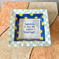 Vintage MacKenzie-Child’s “Subtlety is not my native language” Novelty Trinket Dish