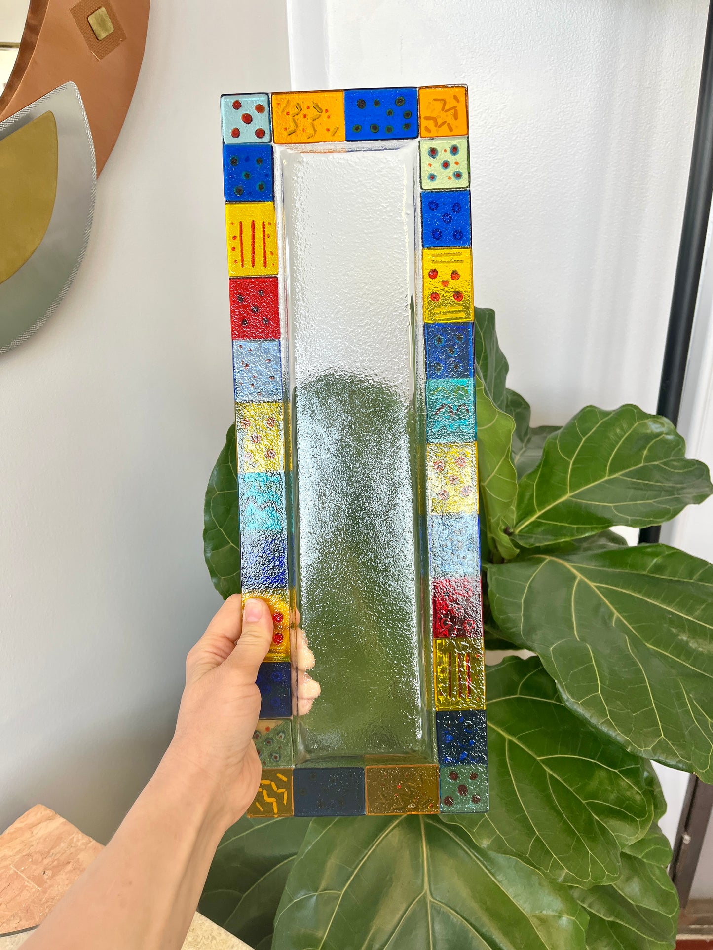 Fused Art Glass Platter