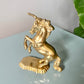 Vintage Solid Brass Unicorn
