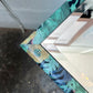Vintage Mirrored Pedestals with Floral Accents