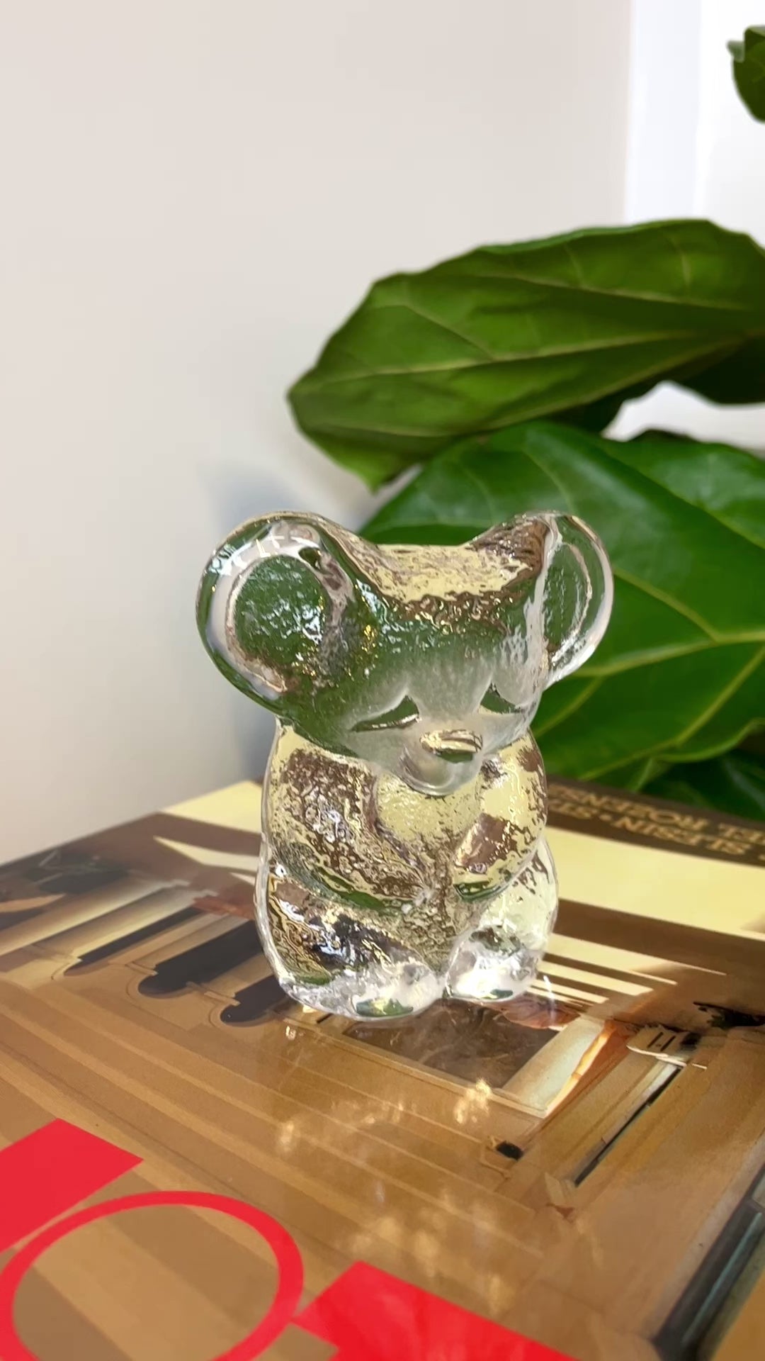 Vintage Kosta Boda Crystal Koala Bear Figurine – House of Gaud